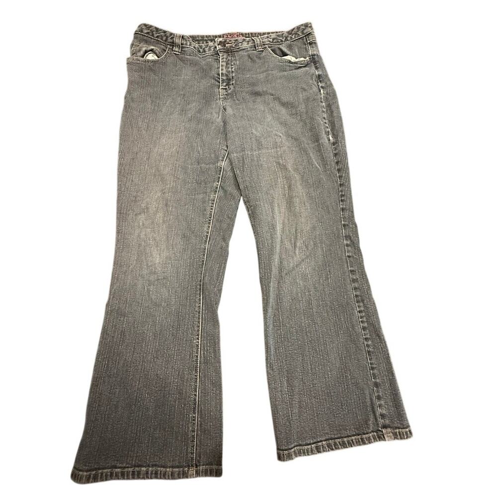 LA Blues Women's Blue Denim Bootcut Cotton Spandex Jeans Size 18WS